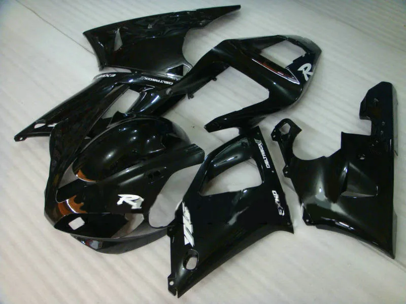 Custom Motorcycle Fairing kit for YAMAHA YZFR1 00 01 YZF R1 YZF1000 2000 2001 ABS Top gloss black Fairings set+Gifts YB45 | Автомобили и