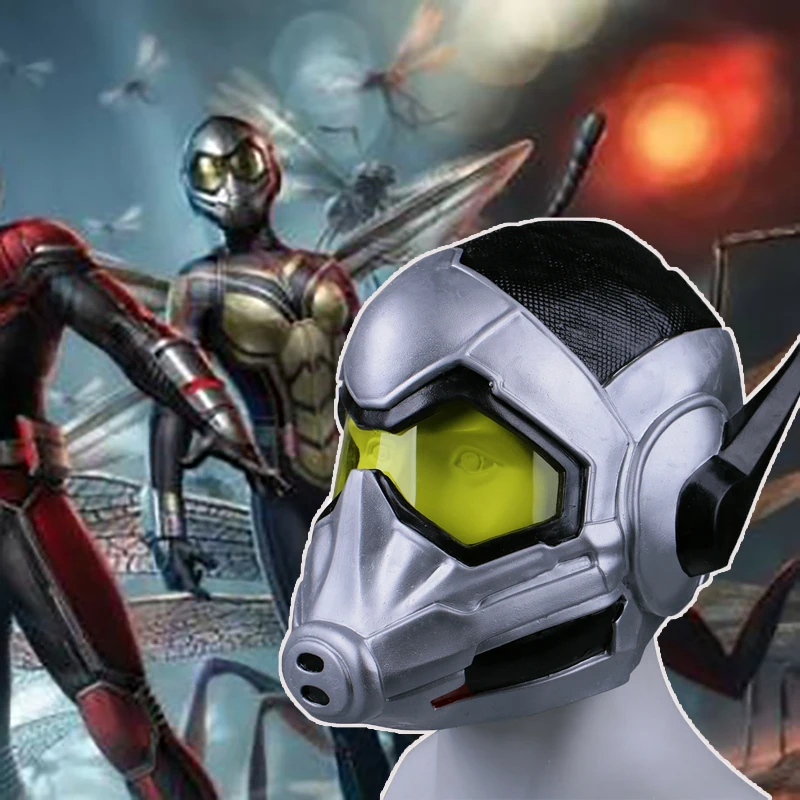 Новинка 2018 маска Antman 2: муравей и ОСА косплей из латекса надеюсь Ван дюн маски