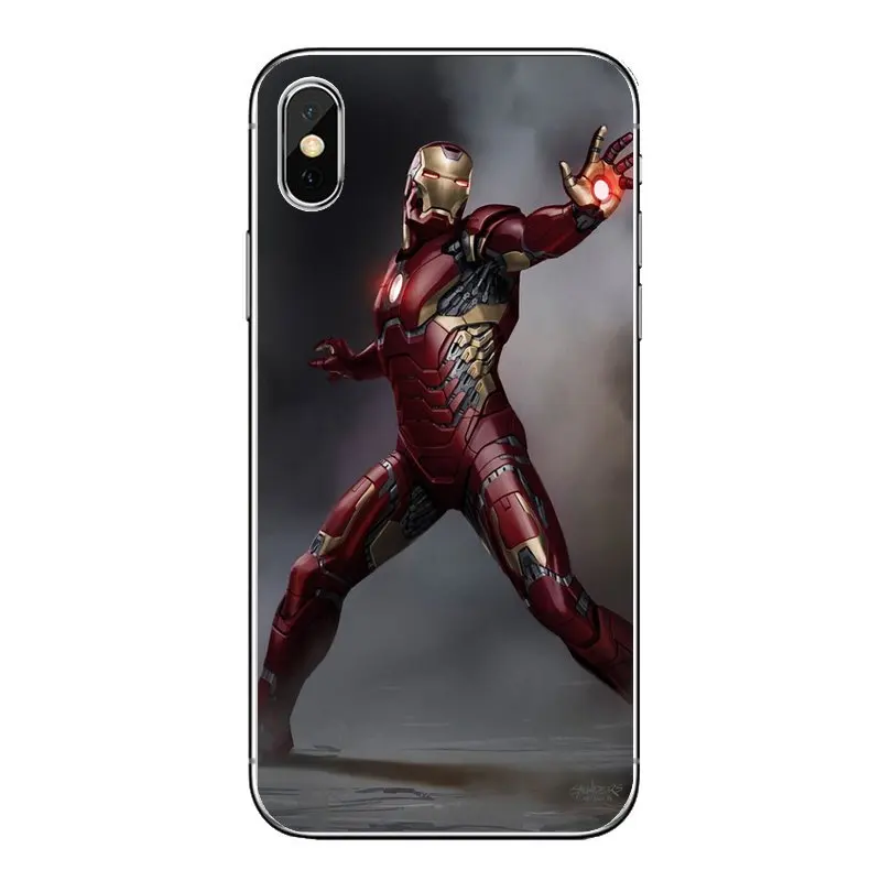 Soft Cases For Huawei P20 Lite Nova 2i 3i 3 GR3 Y6 Pro Y7 Y8 Y9 Prime 2018 2019 The Avengers Superhero iron man Robert Downey Jr |