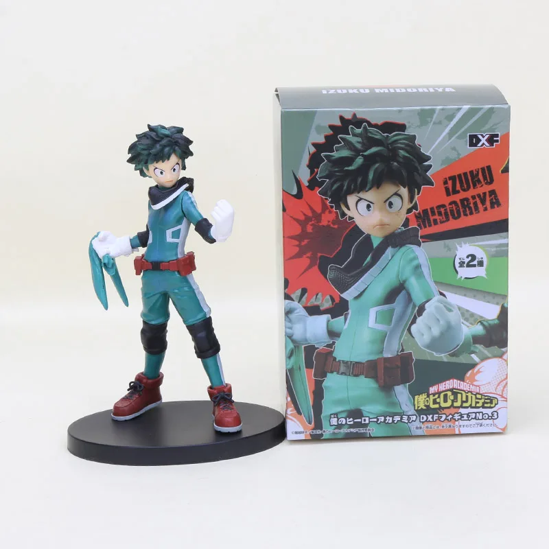 with mask box Мой герой Academy DXF фигурка мидория изуку Bakugou катсуки боку Nendoroid no Hero Academy#705#686 Коллекционная модель игрушки - Цвет: with mask box