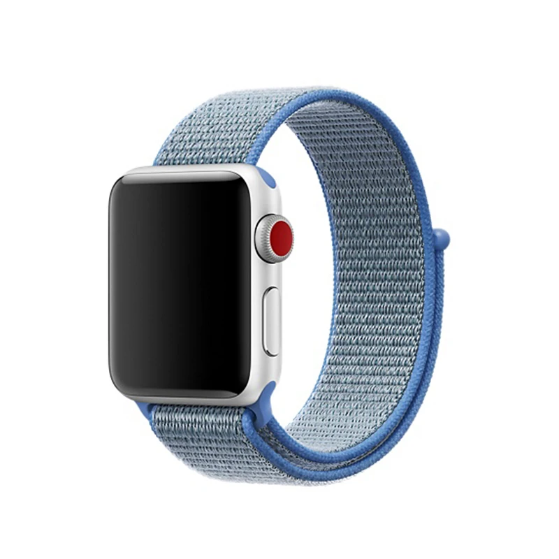 Последние обновления Тканые нейлоновые Ремешки для наручных часов iWatch Apple Watch Sport