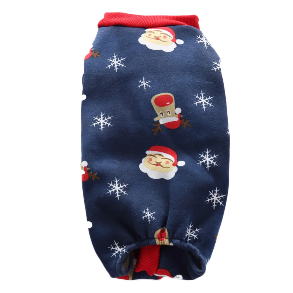TAONMEISU/Рождественская Пижама с собакой зимняя теплая одежда Санта-Клауса
