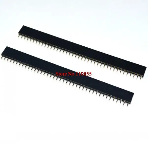 【SIMPLE ROBOT】 10 шт. 2 54 мм 40 Pin прямой женский однорядные контактный разъем полосы PCB