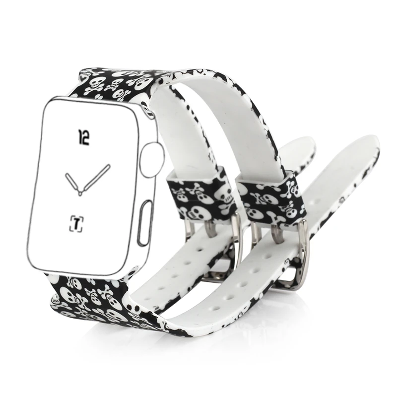 Bemorcabo для Apple Watch Band мягкий силиконовый спортивный стиль мужчин и женщин ремешок