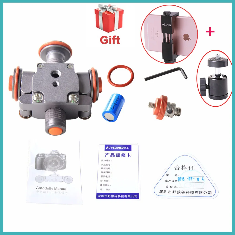 Настольный Авто Долли для Камеры Железнодорожный Подвижный Слайдер Конькобежец