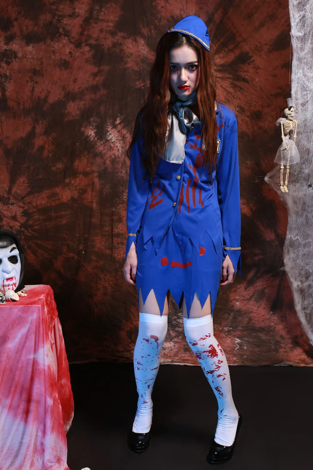 Бесплатная доставка Новый стиль Маскарадный костюм на Хэллоуин