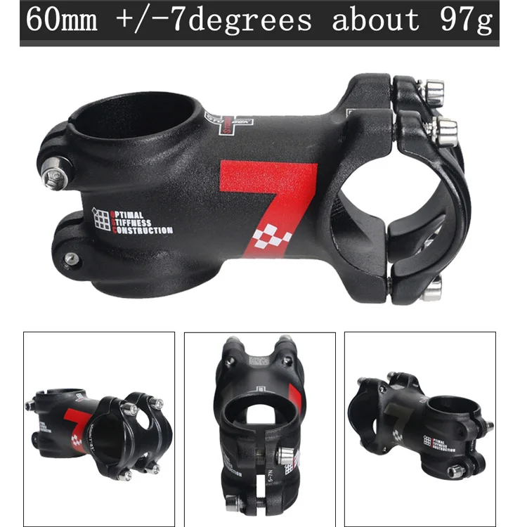 Toseek Angle7 60mm Велосипедная вынос руля UNO, велосипедная вынос руля MTB, дорожный велосипед, алюминиевый сплав, угол 31,8 мм, 7/17, Bicicleta Tallo Bicicleta potencia, детали для велосипеда - Цвет: Toseek Angle7 60mm