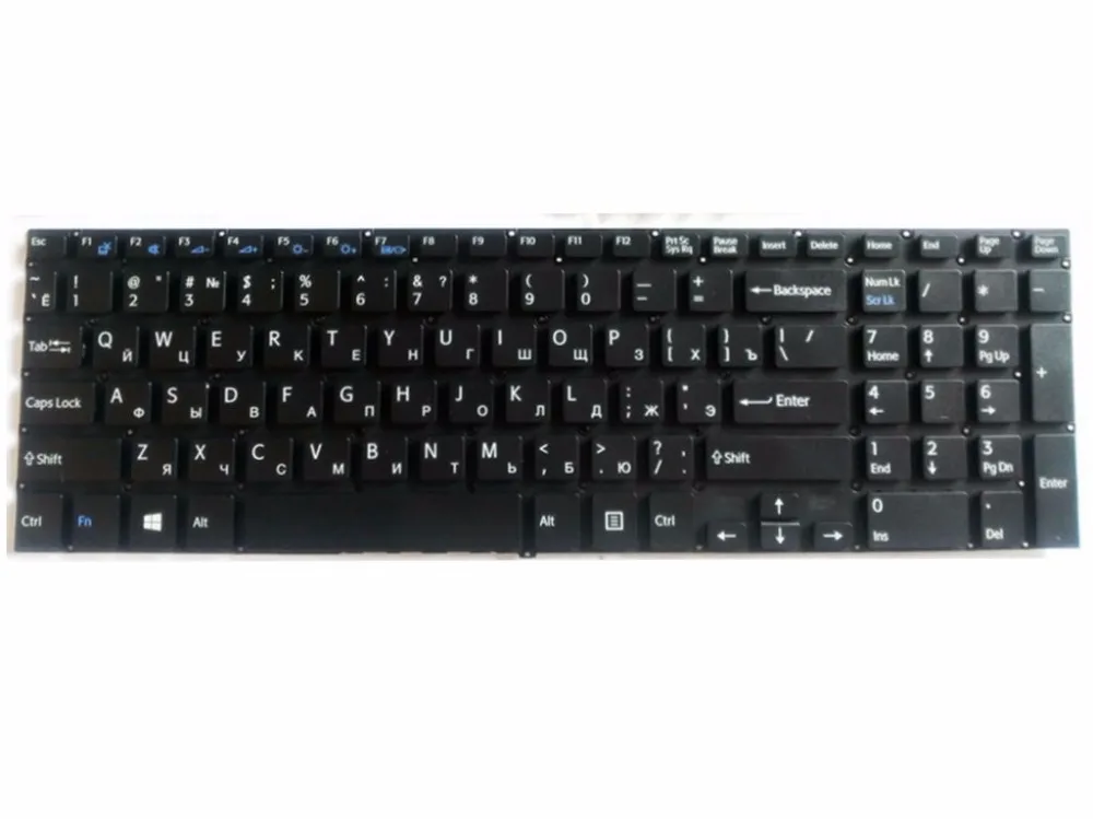 Русская клавиатура для Sony NSK-SN1BQ 149240561RU 149240261RU V141706AS1RU 9Z.NAEBQ.00R NSK-SN0BQ 149240521US RU Black |