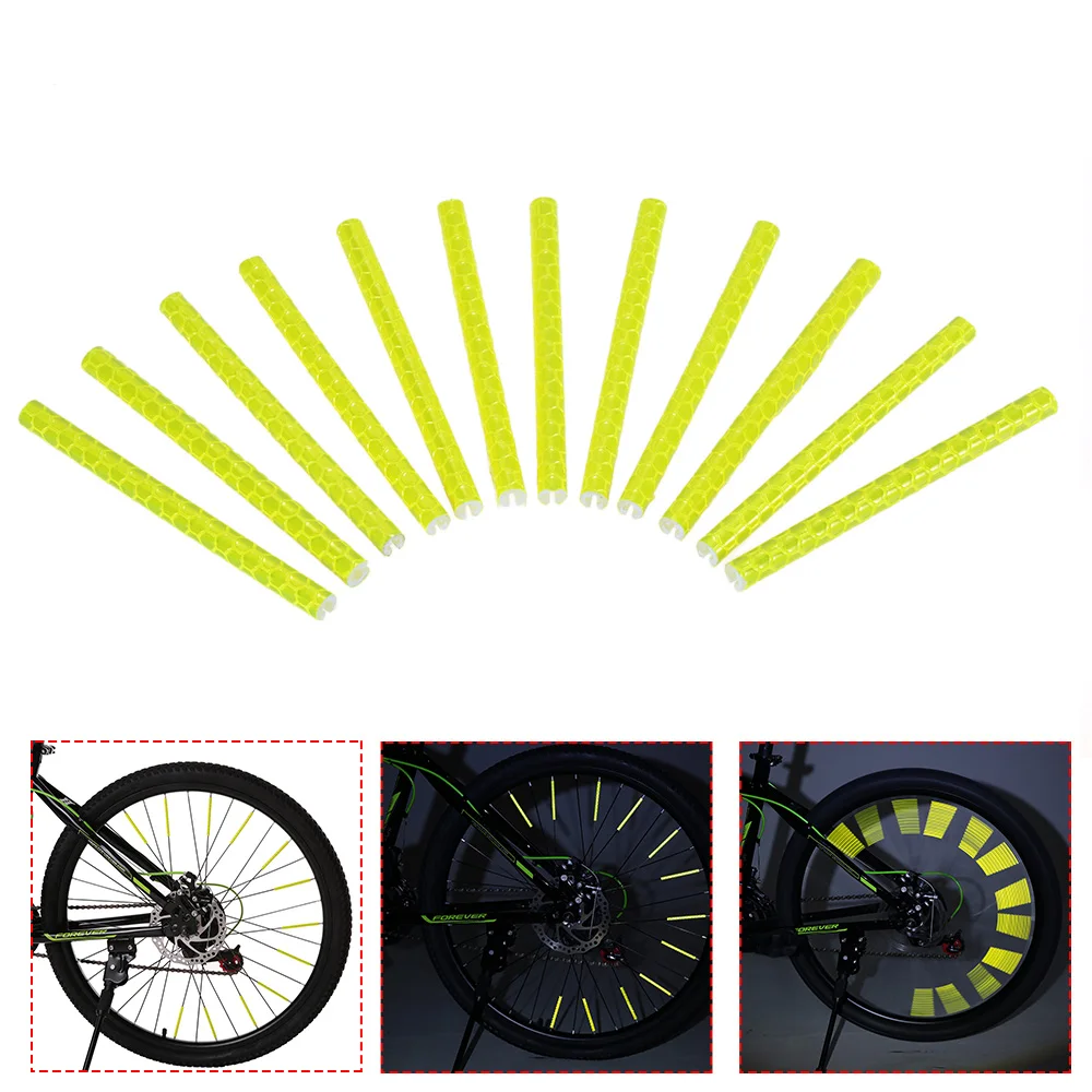 12 шт. светоотражающие трубки для велосипедных спиц|bicycle reflective|reflective wheelreflective cycling |