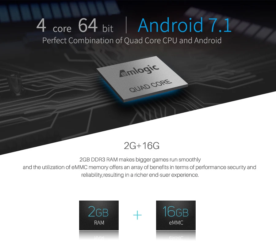 KII PRO DVB S2 T2 Android 7 1 Smart tv Box 4K S905d четырехъядерный 2 Гб 16 медиаплеер двойной Wifi