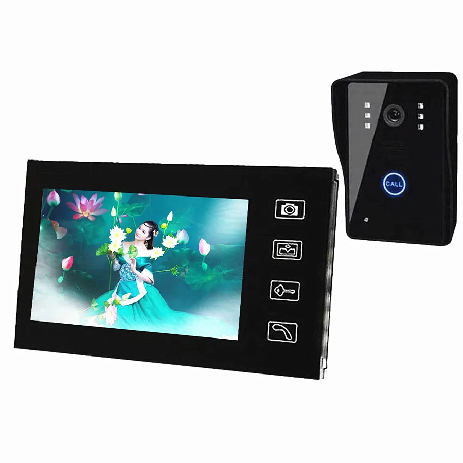 7 дюймовый беспроводной домашний видеодомофон Wi Fi монитор домофон камера