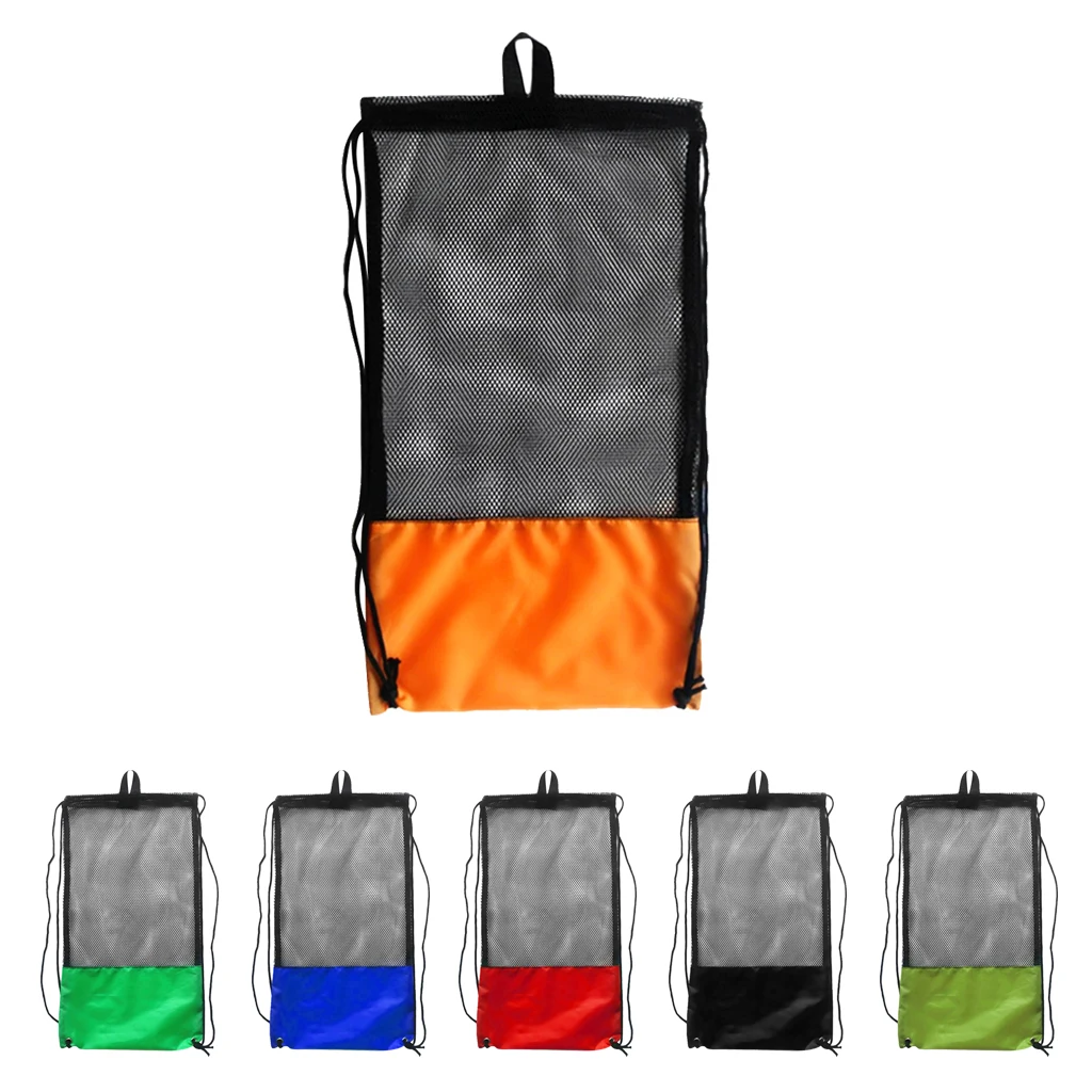 

Adjustable 20KG Mesh Drawstring Bag for Snorkeling Scuba Diving Fins Goggles Mask Swimming Swim Dive Water Sports Accessories
