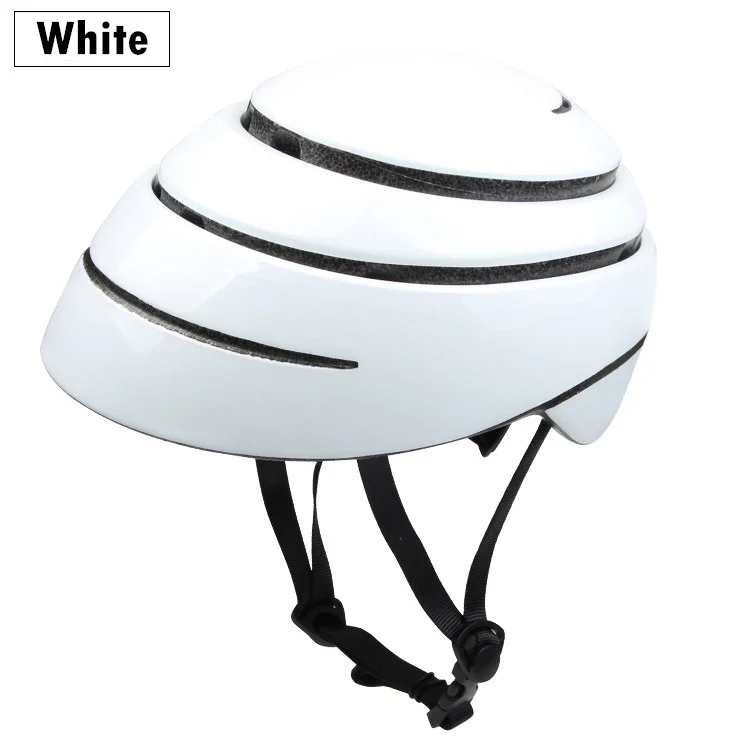 white GUB складной велосипедный шлем EPS+ PC Casco Ciclismo для занятий спортом на открытом воздухе, езды на велосипеде, складной велосипедный шлем небесно-голубого цвета - Цвет: white