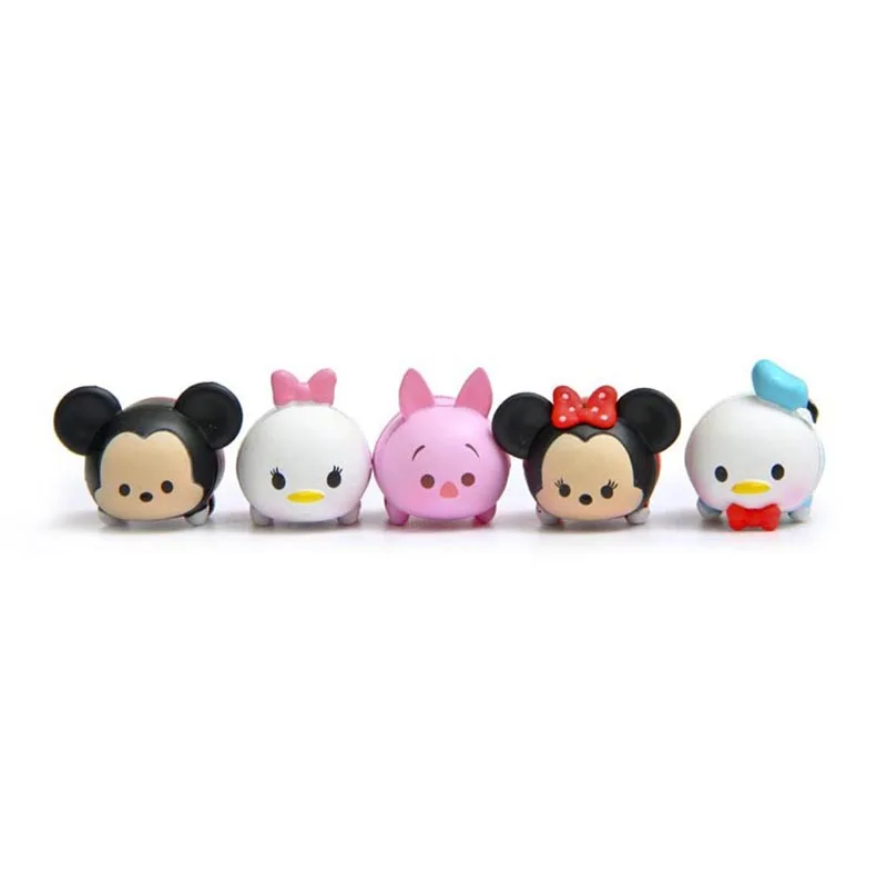 10 шт./лот 3 8 см Tsum Дональд Микки Винни утка игрушки милый эльф кукла купальные для