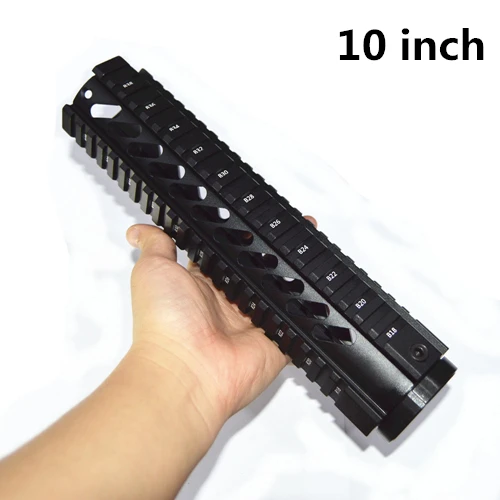 M4-yg-10inch FIRECLUB Tactical " 7" 1" 12" 1" бесплатно поплавок Quad Rail Handguad M4 AR15 M16 рейка Пикатинни Тип поручень RAS - Цвет: M4-yg-10inch