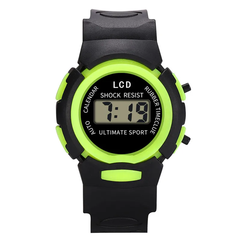Student Boys Girls Watches Fashion Analog Digital Sport LED Electronic Children Wrist Watch Kids Clock Gift /DD | Наручные часы