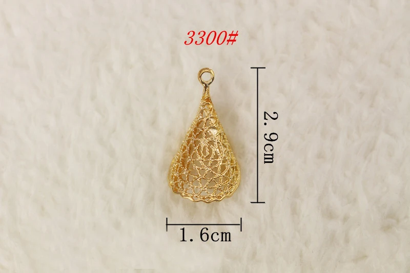 DIY европейской моды Шарм подарки полые листья Подвески Металлические для