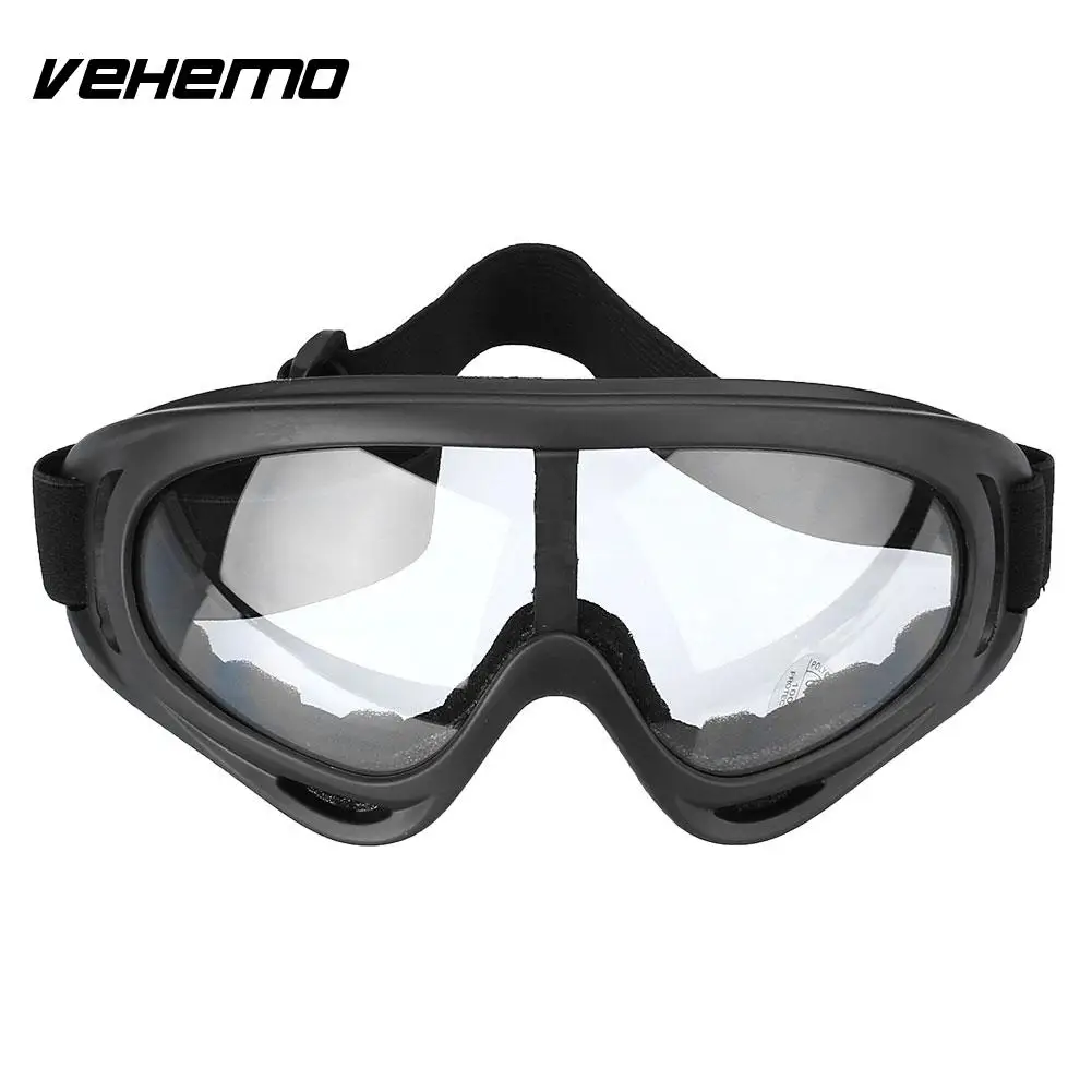 Transparent color Vehemo мотоцикл велосипед дорога взрослых ветрозащитные очки прозрачные солнцезащитные очки - Цвет: Transparent color