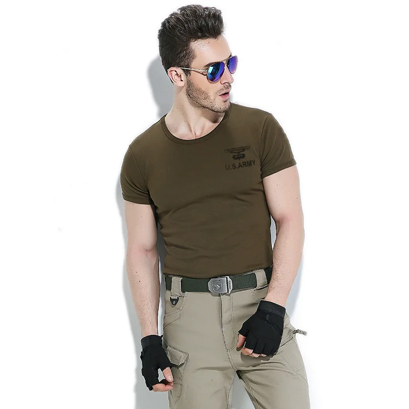 Футболка мужская в стиле милитари спецназ 101 камуфляжная тактическая футболка