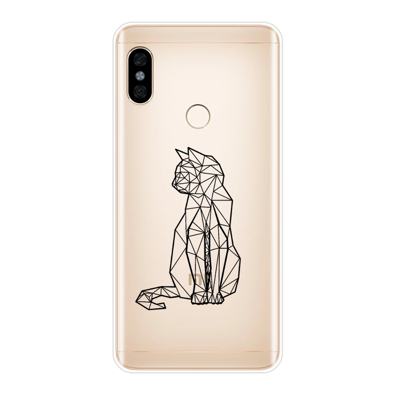 Силиконовый чехол для телефона Xiaomi Redmi S2 4A 5A 6A 5 Plus мягкая задняя крышка с котом