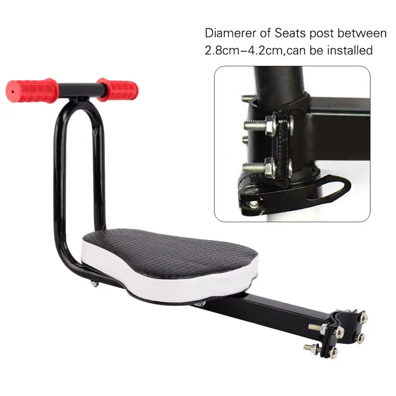 Съемные детские велосипедные безопасные T сиденья переднее сиденье для