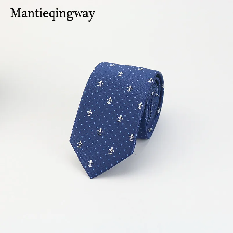 Mantieqingway 6 см узор мужские Галстуки бренд тонкий галстук для мужской свадебный костюм Пейсли галстук в цветочек бизнес Gravatas Cravat - Цвет: 031