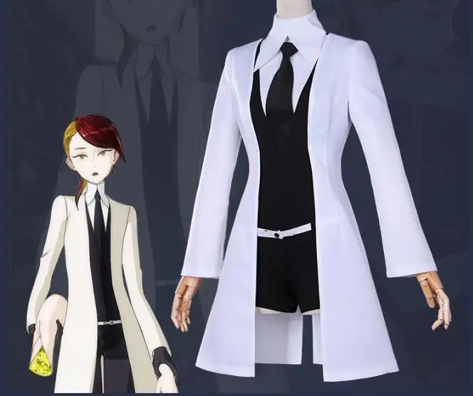 

New Anime Houseki no Kuni Phosphophyllite Cosplay Uniform Land of the Lustrous Bort Diamond Costumes Jumpsuits Rutile Cos Coat