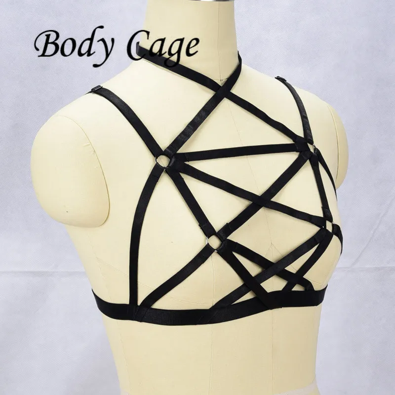 Клетка для тела 2020 экзотические подтяжки Пастель Гот на бретелях комплект