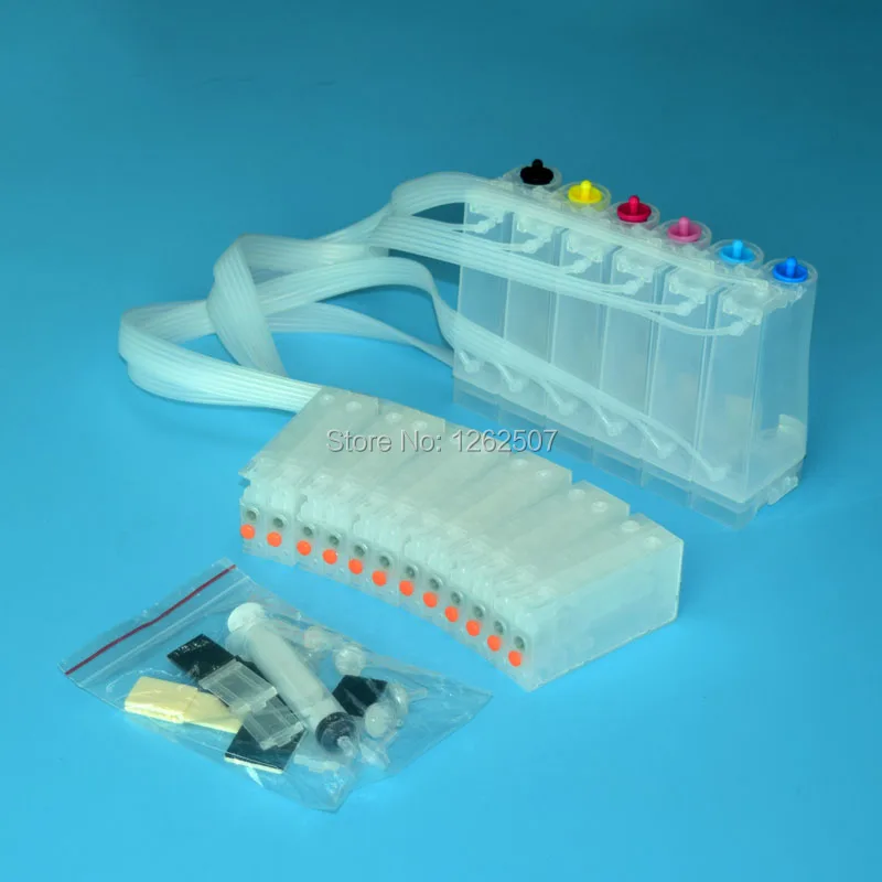 PP100 PP50 Continuous Ink Supply Ciss System With Chip Decoder For Epson PP-100 PP-100AP PP-100II PP-50 PJIC1-PJIC6 Printers |