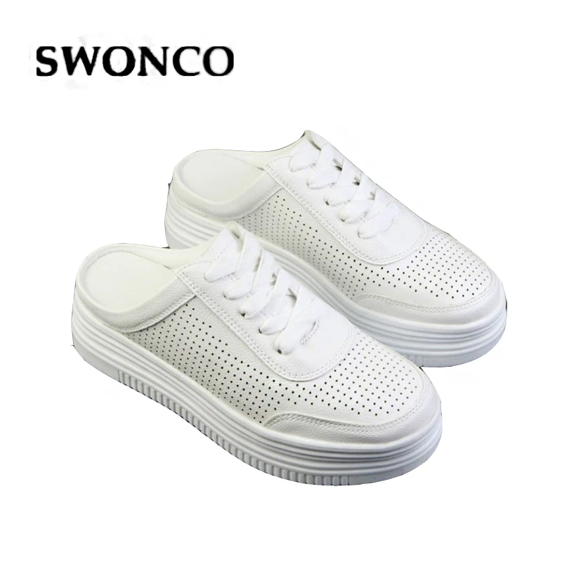 SWONCO/Женская обувь шлепанцы на платформе и высоком каблуке Новинка 2019 года летние