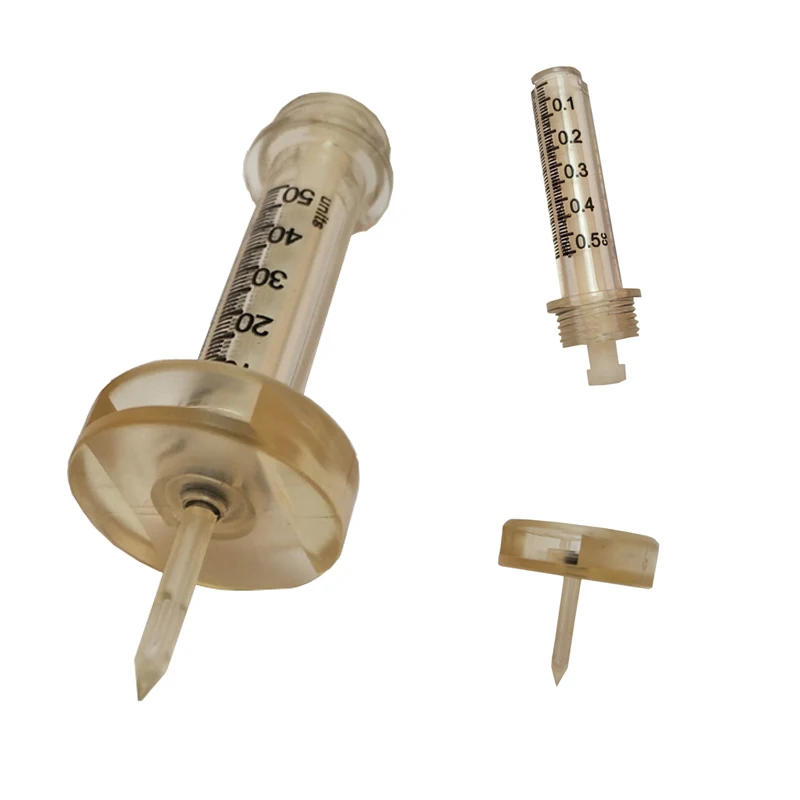 

100pcs Hyaluronic Pen Adapter Ampoule Needle Medicine Ampoule Head for Hyaluron Pen High Pressure Wrinkle Removal Water Syringe