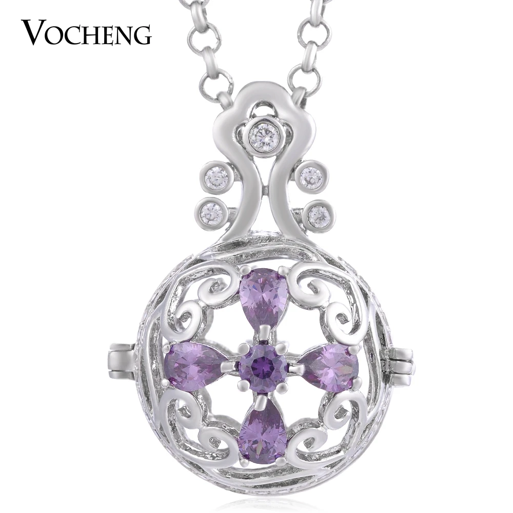 Vocheng 3 Цвет мяч гармонии китайский лютня ожерелье инкрустированный кубическим