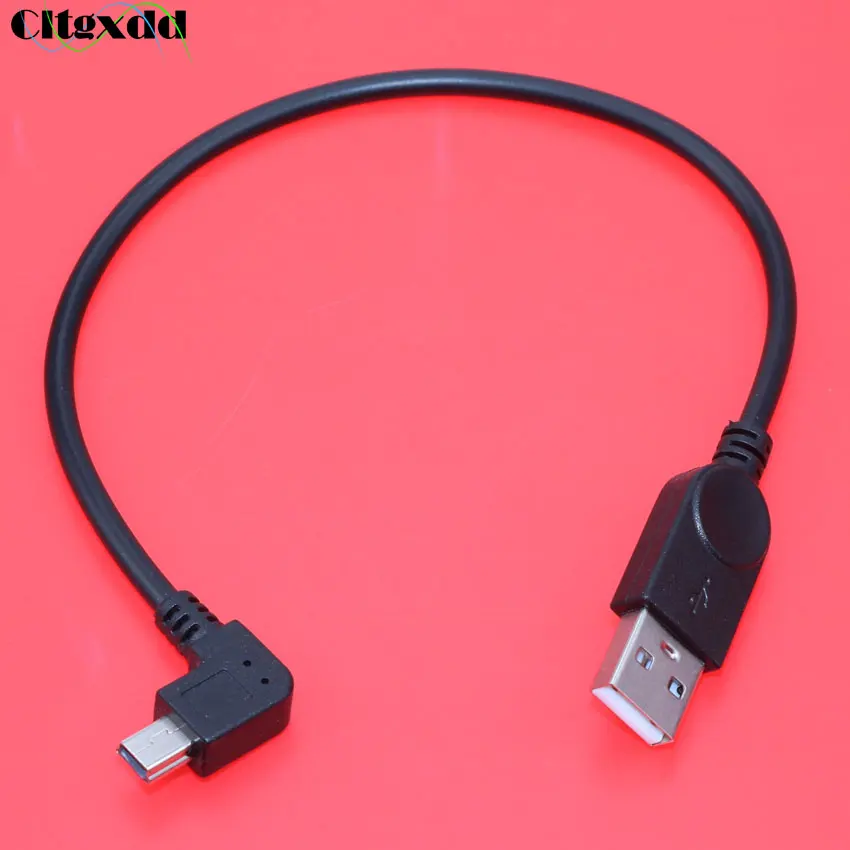 Cltgxdd 1 шт. USB 2 0 папа мини B Тип 5Pin адаптер 90 градусов вверх/вниз/влево/вправо Угловой