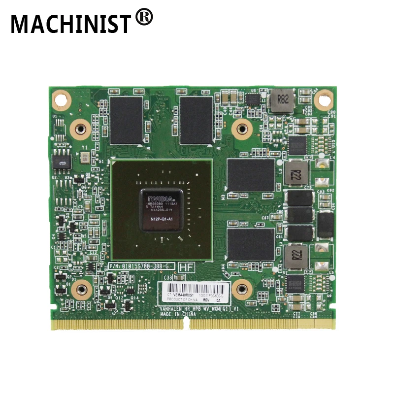 Новая Видеокарта NVIDIA Quadro 1000M 2G GDDR5 для ноутбука hp Elitebook 8740W 8760W 8540W 8560W 8560P 8570W 652673