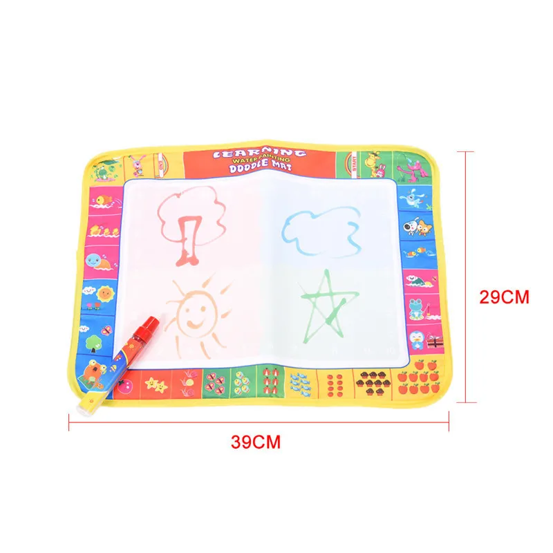 39x29 см Детские Игрушки для рисования фрукты овощи познания Doodle картина Вода