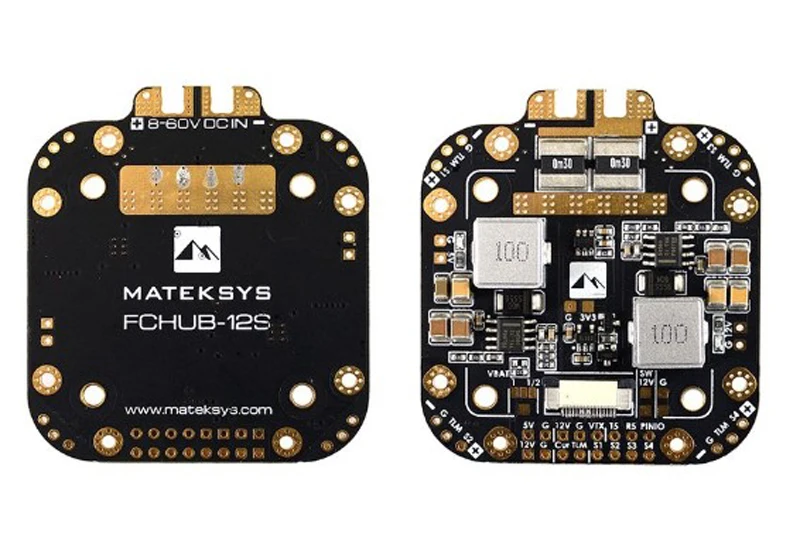 Распределительная плата MATEK Mateksys 1 шт. 5 В и 12 440A FPV PDB для радиоуправляемого дрона FC