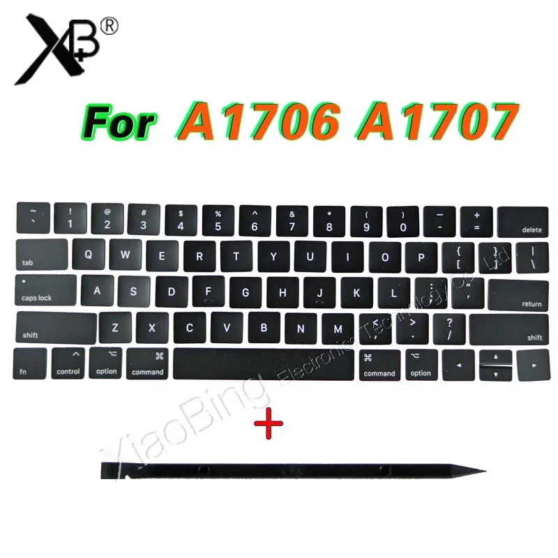 Белый Ноутбук A1706 A1707 A1708 ключ крышка s США Английский для Macbook Pro retina 1" 15" Американская Клавиатура Ключ Крышка - Цвет: Белый
