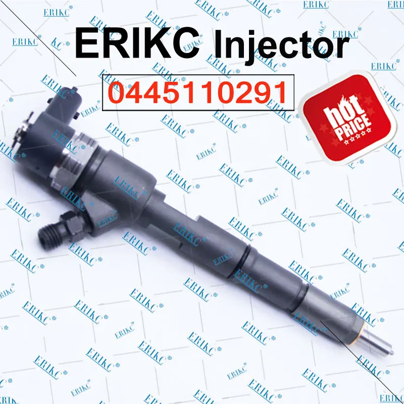 ERIKC 0 445 110 291 топлива Jet инжектора 0445110291 автомобиль дизельный двигатель инжекторы 0445 110 291 для BAW Fenix FAW LD грузовик