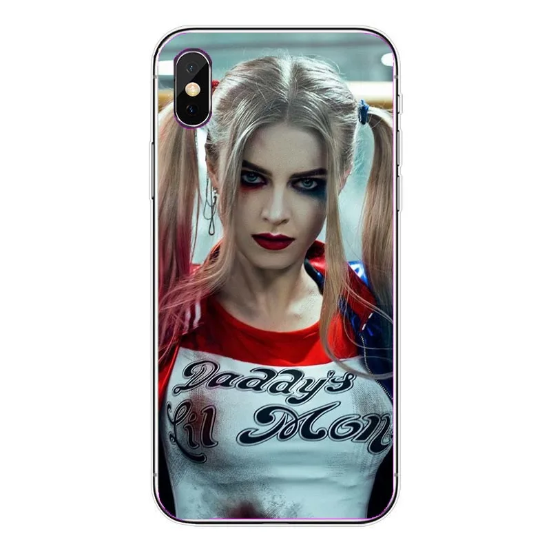 Роскошный чехол для телефона Harley Quinn отряд самоубийц Джокер Wink iPhone 8 Plus 7 6 S 6S XS 5S SE