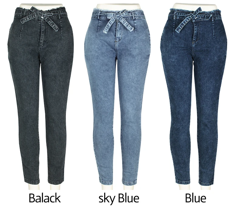 Женские джинсы с высокой талией уличная одежда женские узкие брюки обтягивающие