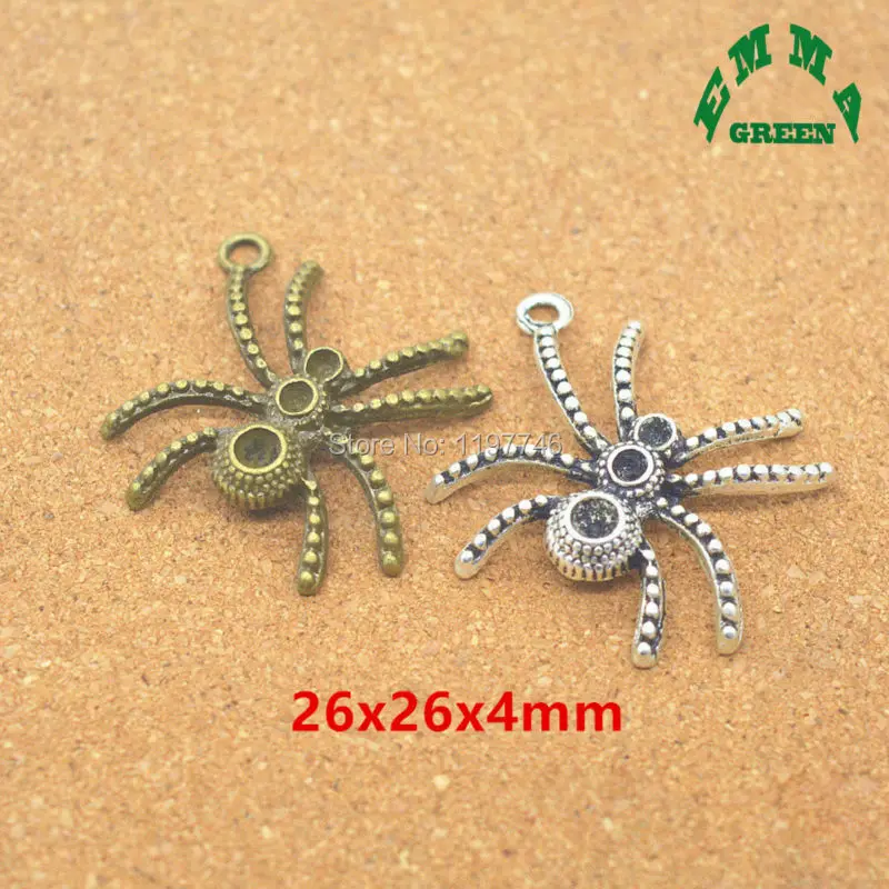 2017 различные новые винтажные 3D Подвески в виде Паутины животных старинные