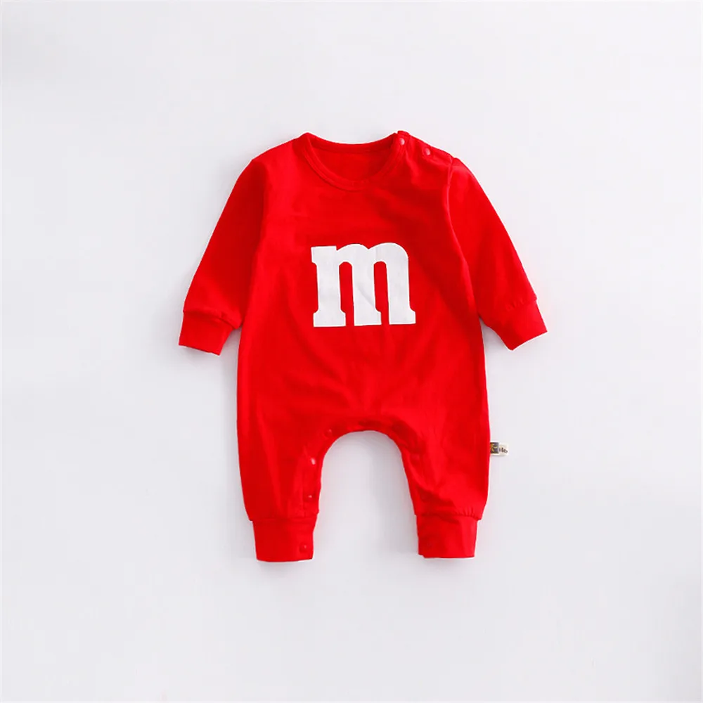 Осенние комбинезоны для мальчиков и девочек хлопковая одежда с длинными
