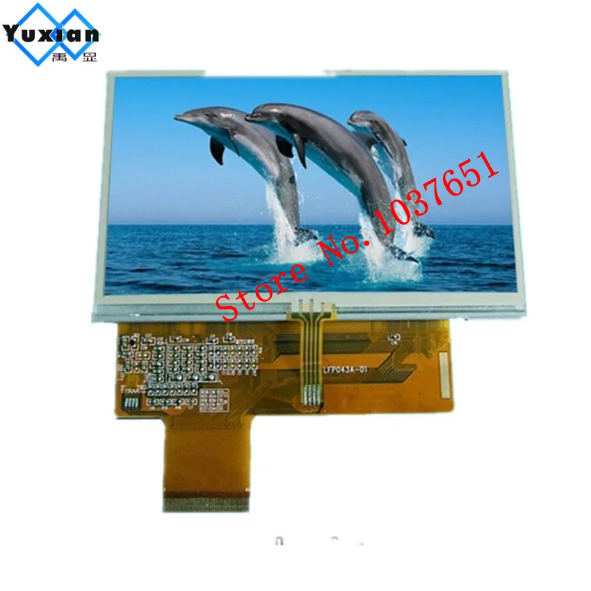 Yuxian 4 3 дюймовый MP5 GPS TFT жк дисплей внутри панели 40pins TTL экран с поддержкой дисплея