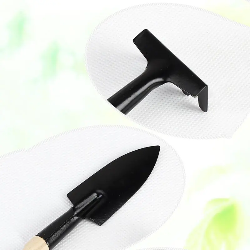 3pcs Mini Garden Plant Tool Set With Wooden Handle Gardening Shovel Rake Tools Kits Dropshipping | Инструменты