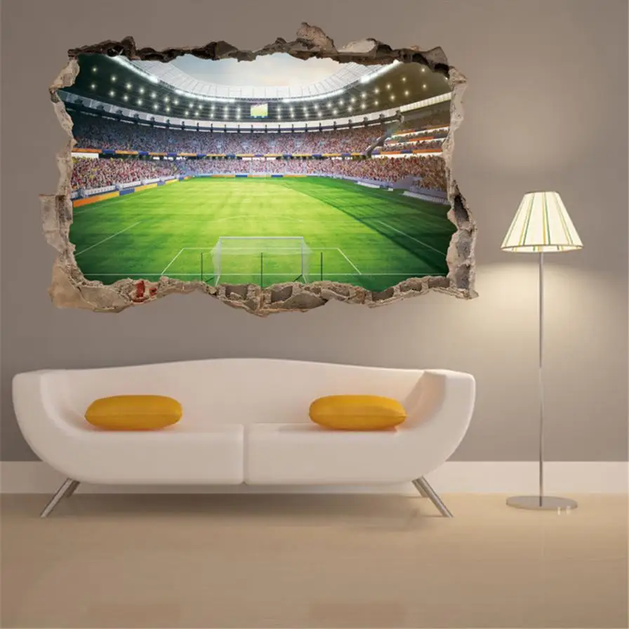 Домашний декор DIY Play Football House Съемная настенная наклейка домашняя Наклейка