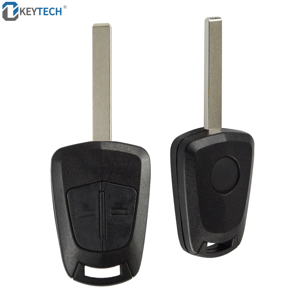 OkeyTech 2 кнопки чехол для дистанционного ключа от машины оболочки Fob Vauxhall Opel Corsa Agila