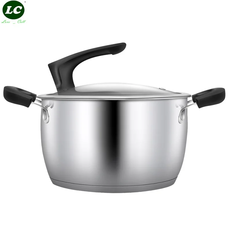 Кухонная утварь из нержавеющей стали кастрюля для супа 3 литра приготовления