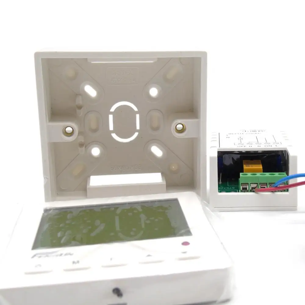 Thermostat and Box Встроенный термостат для подогрева воды для напольных теплых систем - Цвет: Thermostat and Box