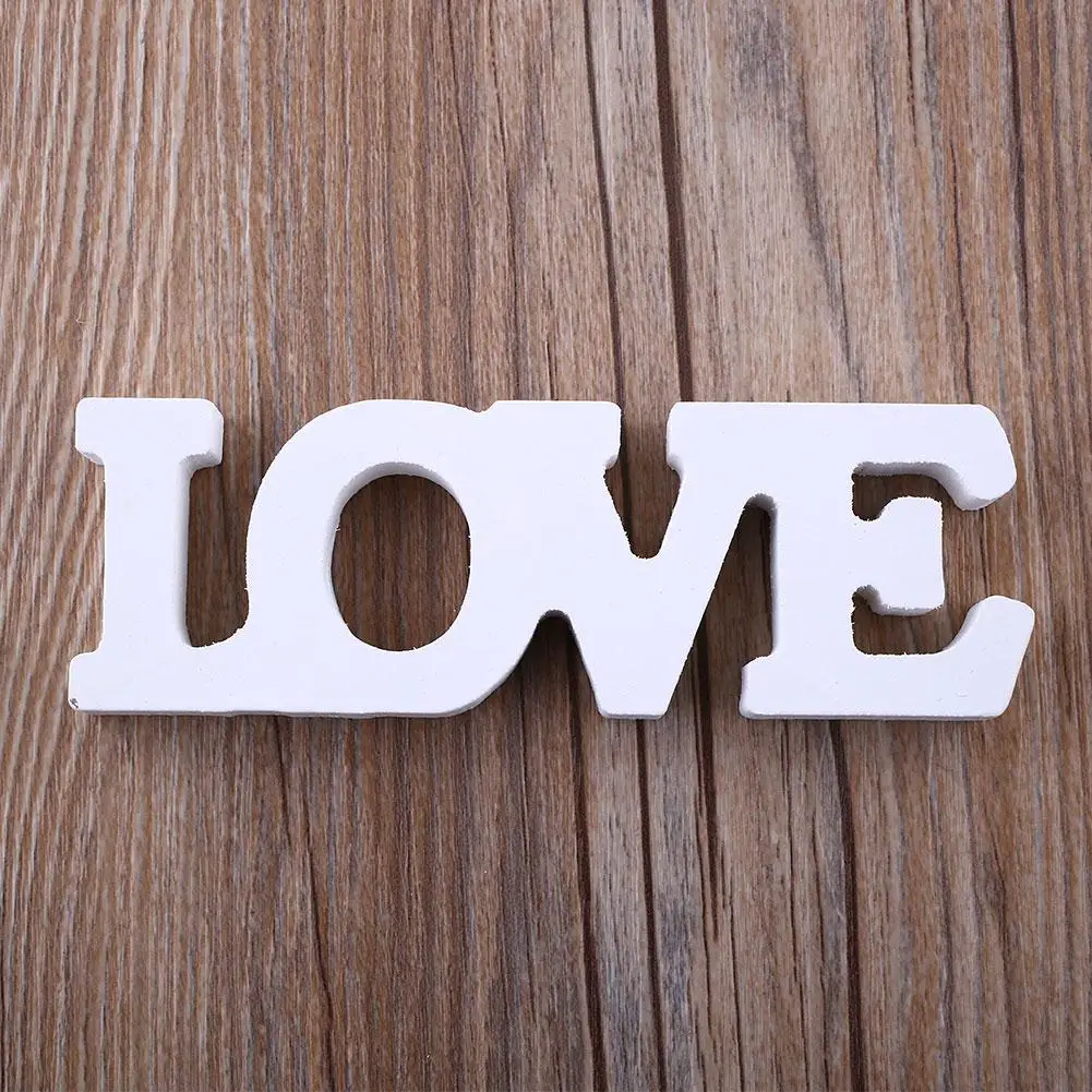 Украшение LOVE для дома и фестиваля Brideg 12x4x1 2 см деревянное слово буква