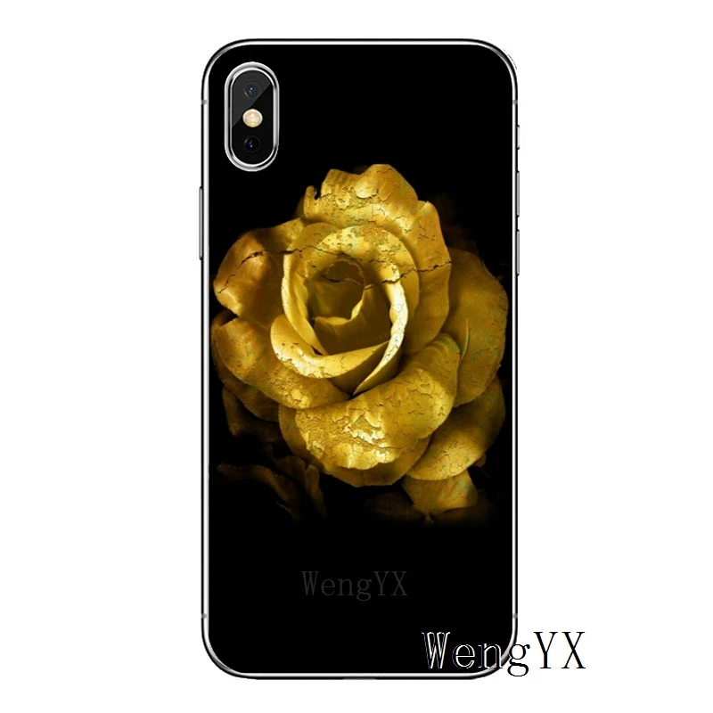 Роскошный чехол из мягкого ТПУ для samsung Galaxy S10 S9 S8 S7 S6 edge Plus Lite S5 S4 mini Note 9 8 5 4 - Цвет: rose-flower-A-07